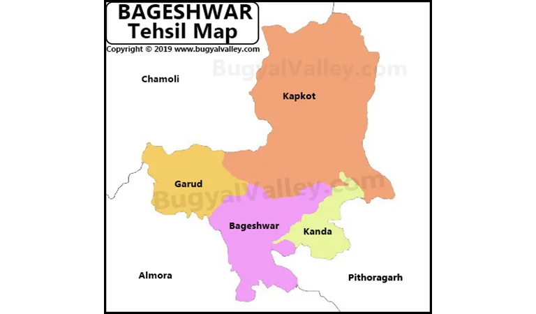 bageshwar map