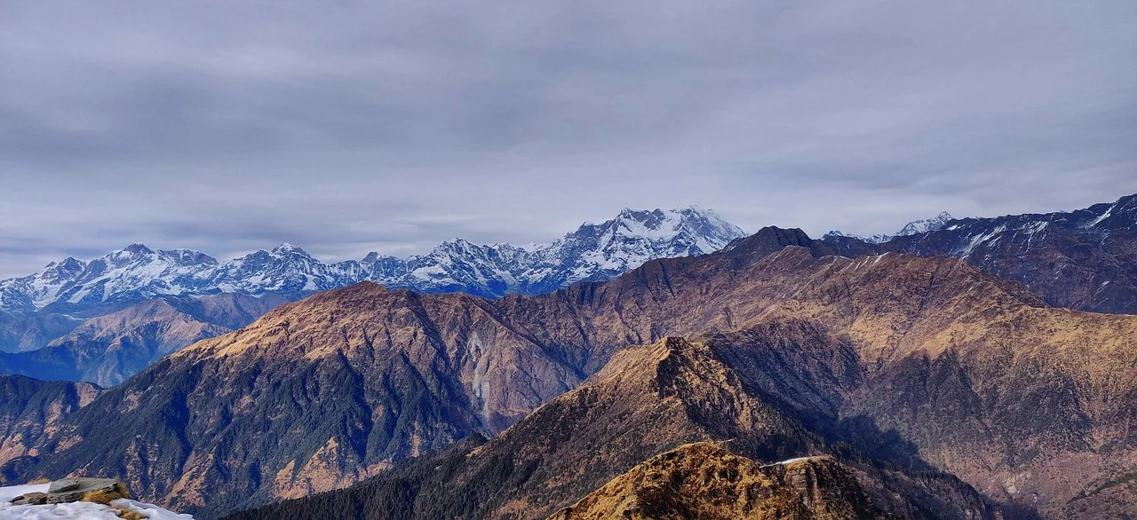 A view from Chandrashila peak, Chopta