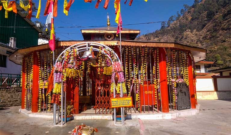 kalimath temple near guptkashi in rudraprayag