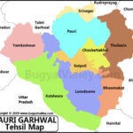 pauri garhwal map